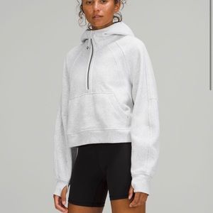 Scuba Oversized Half Zip Hoodie